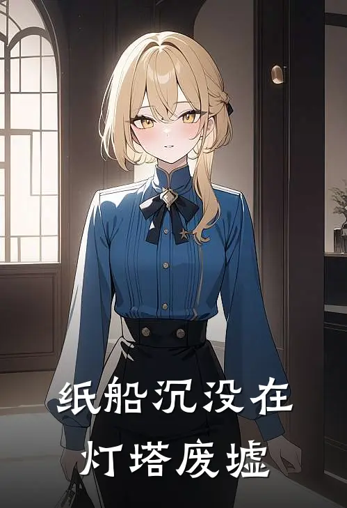 纸船沉没在灯塔废墟