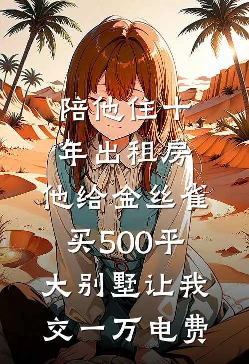 陪他住十年出租房，他给金丝雀买500平大别墅让我交一万电费