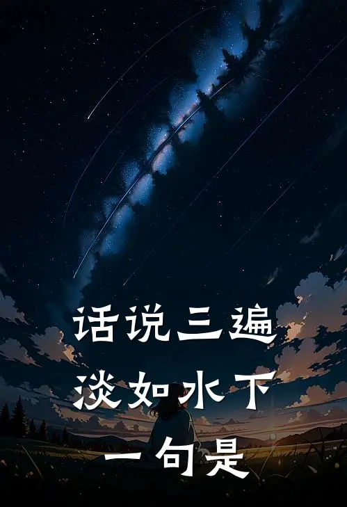 话说三遍淡如水下一句是
